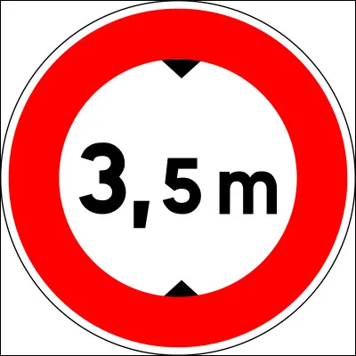 Que signifie ce panneau de signalisation routière ?