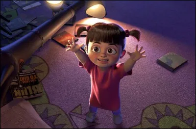 Quel est le véritable prénom de Bouh, petite fille dans "Monstres & Cie" ?