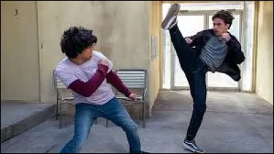 Lors du dernier combat entre Miguel et Robby, quel élément du décor détruisent-ils ?