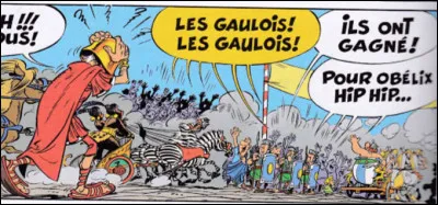Ne vous y fiez pas ! Les lecteurs assidus d'Astérix sauront y répondre.
Qui est le personnage au premier plan ?