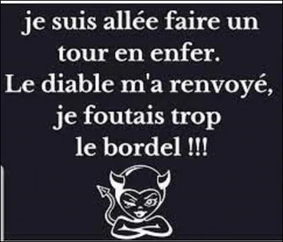 Langue étrangère : 
Comment dit-on "Diable" en italien ?