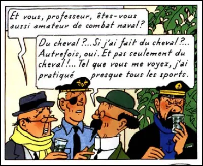 Car nous l'avons appris dans l'un des derniers albums, Tournesol fut un grand sportif, dans sa jeunesse : lequel de ceux-ci a-t-il pratiqué ?