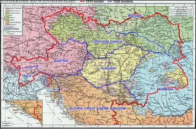 Quadvient-il de lAutriche-Hongrie à lissue de la Première Guerre mondiale  ?