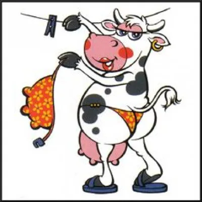 En anglais, "vache" se dit...