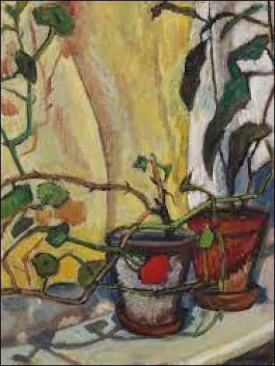 Qui a peint "Géranium" ?