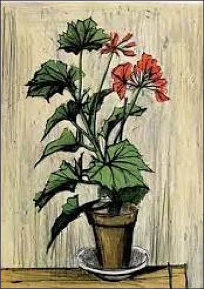 Qui a peint "Le pot de géraniums" ?