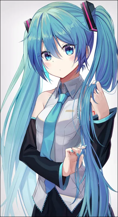 Nouvelle situation : tu écoutes ta musique préférée (Hatsune Miku par exemple, voir image) et ton petit frère vient crier dans tes oreilles pour attirer ton attention. Que fais-tu ?
