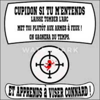 Mythologie : 
Cupidon est le dieu de l'amour dans la mythologie romaine. Comment se nomme son homologue grec ?