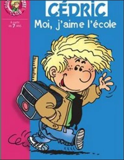 Qui est le scénariste de la BD jeunesse Cédric ?