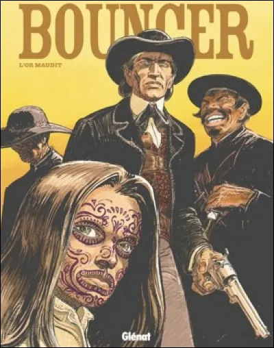 Qui est le dessinateur de la série d'aventure "Bouncer" se déroulant dans le Far West ?