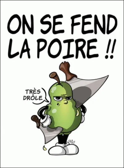 En anglais, "poire" se dit...