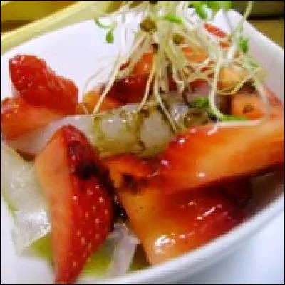 Quel héros de bandes dessinées a inventé la recette de la morue aux fraises ?