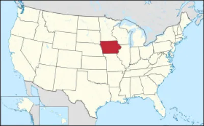 Géographie : quel Etat des États-Unis est en rouge sur la carte ?