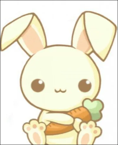 Que penses-tu de ce dessin de lapin kawaii ?