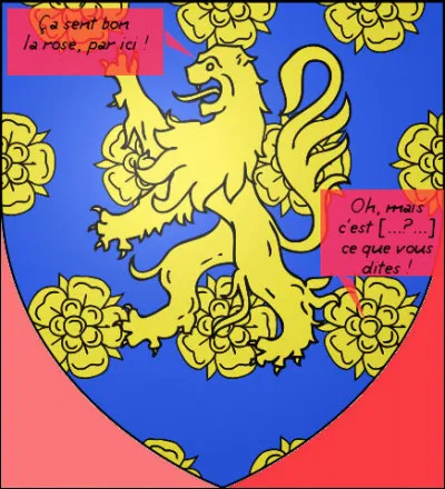 Un lion qui a du nez !