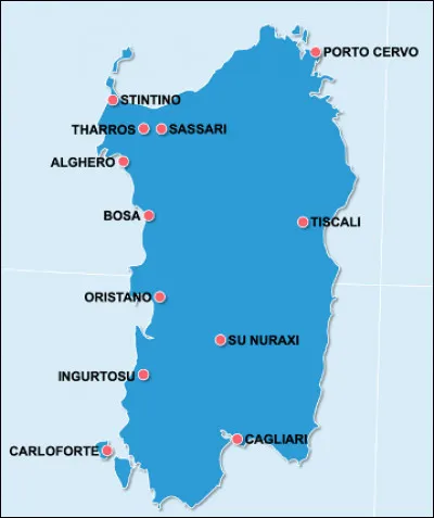 Quelle est la ville la plus peupl&eacute;e de l'&icirc;le de Sardaigne avec 154 000 habitants ?
