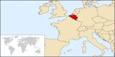 Quel est le nom du pays représenté en rouge sur la carte ?