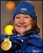 Carole Montillet en ski alpin a elle eu lors  Salt Lake City en 2002, en...