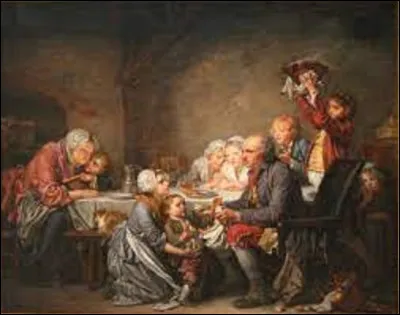 Peinture : datant de 1774, quel artiste a réalisé ce tableau intitulé ''Le Gâteau des rois'' ?