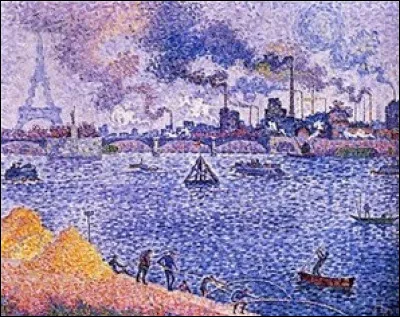Quel peintre pointilliste a réalisé cette vue de la Seine ?