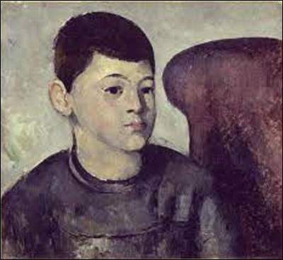 Quel impressionniste a réalisé cette toile intitulée ''Portrait de Paul, le fils de l'artiste'', entre 1881 et 1882 ?