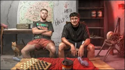 Avec qui Inoxtag participe-t-il à la vidéo "48h pour sortir d'un bunker (On a eu la peur de notre vie) !" ?