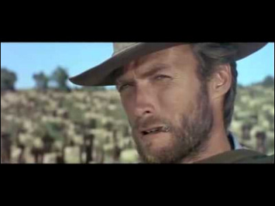 Dans quel film de Sergio Leone peut-on voir Clint Eastwood, le cigarillo perpétuellement collé à ses lèvres ?