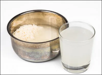 En matière de santé pour quoi utilise-t-on l'eau de riz ?