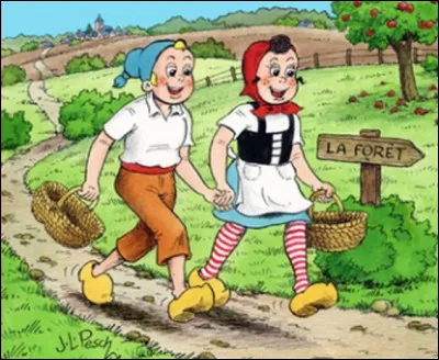 Quel est ce duo, deux enfants, un frère et sa soeur vivant en autarcie dans une chaumière et qui protègent les animaux ?