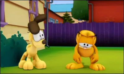 Quel est ce duo, Garfield, un chat paresseux et gourmand, inséparable de son compagnon canin un peu bête ?