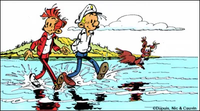 Quel est ce duo, le reporter Spirou, ancien groom qui fait équipe avec un compagnon loufoque ?