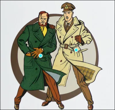 Quel est ce duo, Blake ancien pilote de la Royal Air Force devenu espion et son ami, un éminent physicien nucléaire, tous deux en lutte contre un criminel international ?