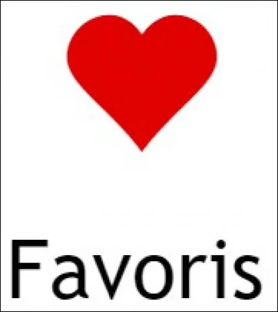 Comment dit-on "favoris" en anglais ?