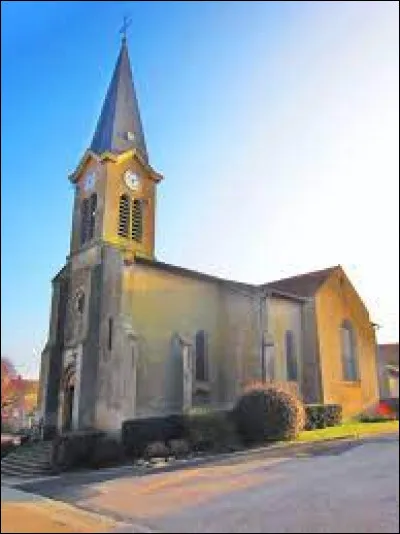 Vous avez sur cette image l'église Saint-Germain, à Vigny. Village lorrain, dans l'aire d'attraction Messine, il se situe dans le département ...