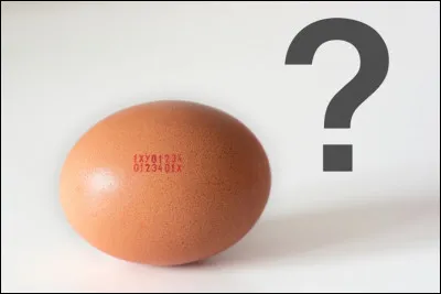 Quel numéro inscrit sur un oeuf de poule indique qu'il est bio ?