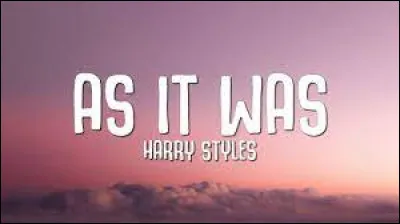 As it was - Harry Styles : 

Dans cette chanson célèbre, quelle est la bonne traduction de ''In this world, it's just us. You know it's not the same as it was [...]'' ?