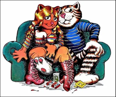 Qui est ce chat, héros d'une bande dessinée pour adulte qui mène une vie sexuelle active ?