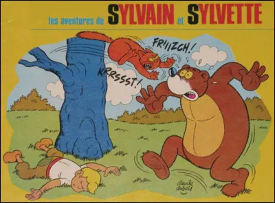 Qui est ce chat, celui de Sylvain et Sylvette, attentif à la défense de ses maîtres ?