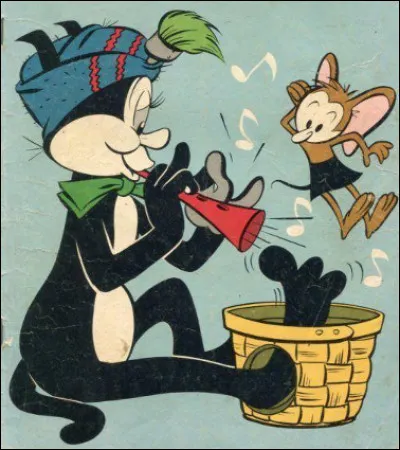 Qui est ce chat qui nourrit un amour fou non réciproque à une souris et qui tente vainement de la séduire par tous les moyens ?