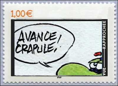 Et nous terminerons - momentanément, il va de soi - par ce héros aussi scrofulesque que potager et son regard bleu outremer** : j'ai nommé ... (Complétez !)