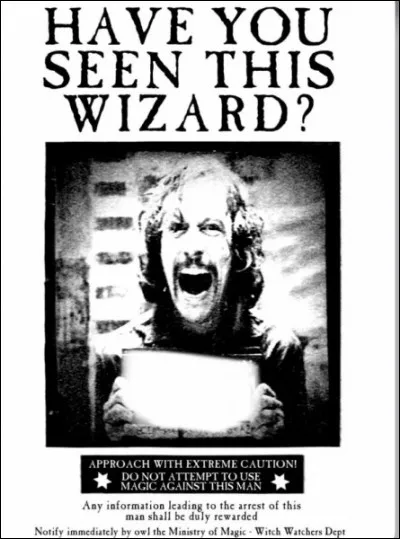 Quel numéro est inscrit sur la plaque de prisonnier de Sirius Black ?