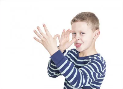 Quel est le nom de ce geste moqueur ?