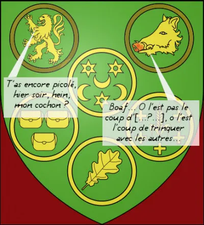 On ne va pas lui mettre la ceinture, la sangle y est !