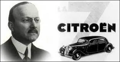 Le fondateur de la marque Citroën avait-il pour prénom Henri ?
