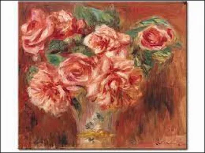 Ce tableau intitulé "Roses dans un vase" a-t-il été peint par Claude Monet ?