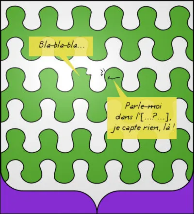 Faut rien laisser traîner, ici...