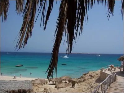 Allons maintenant en Egypte, à Hurghada, vous pourrez voir ... sur la mer Rouge.