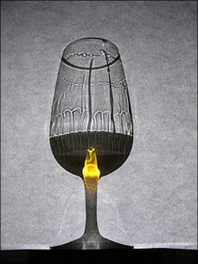 Quelle est l'origine des gouttelettes qui descendent le long du verre que l'on nomme "larmes" ou "jambes" ?