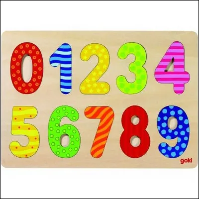 Quelle est la couleur de ton chiffre sur l'image ?