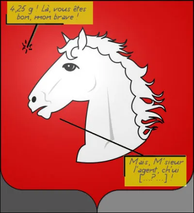 Ça va finir au poste, et au trot !